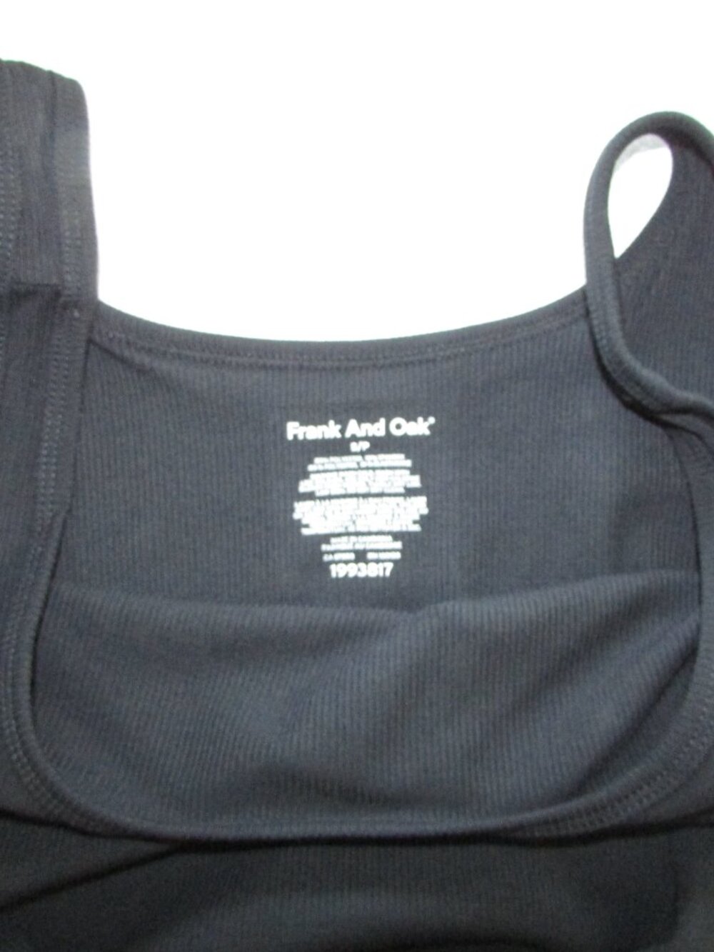 Frank and Oak Ribbed Knit Tank Dress - Black - NEW - Picture 6 of 10